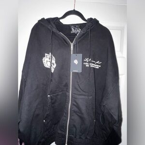 Darc Sport Black Zip-Up Sweater